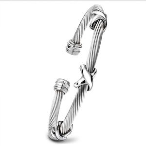 Archetype Jewlery Co Twisted Cable X Station Bracelet - Pulsera De Mujer
